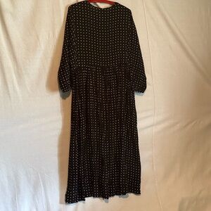 Lovely Black Dress with Polka Dots